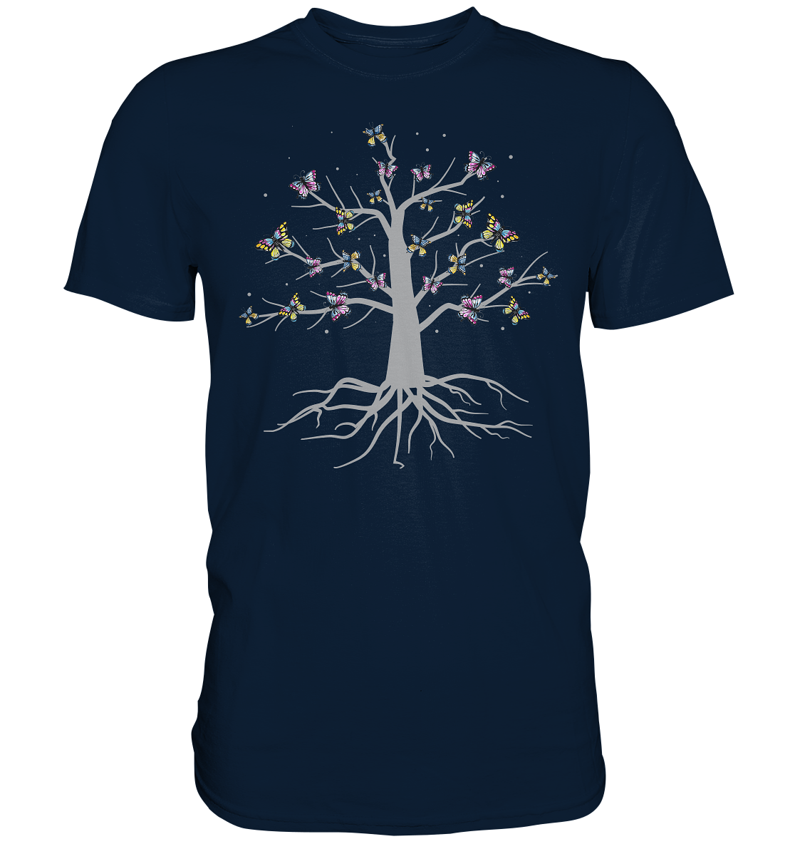 Bunter Schmetterling Baum T-Shirt Kopie Kopie Kopie - Premium Shirt