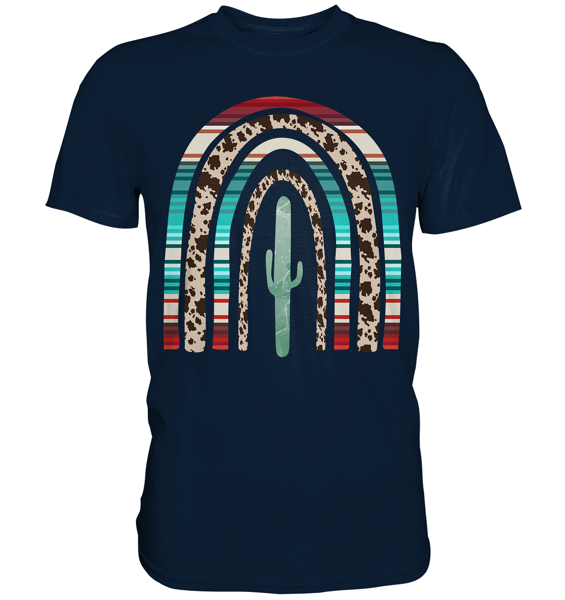 Texas Kaktus Regenbogen T-Shirt