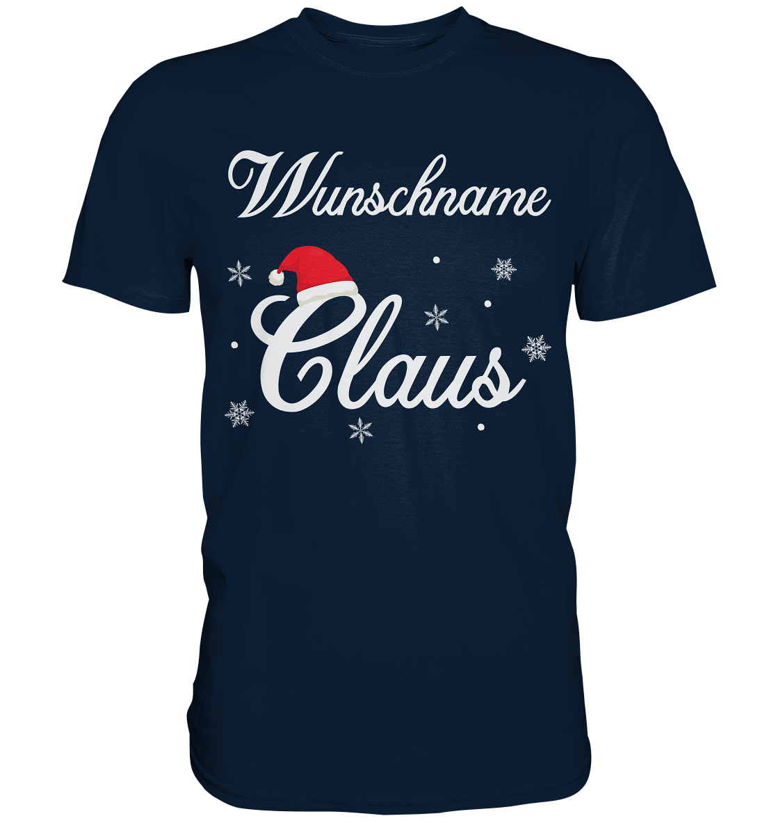 Personalisiertes Weihnachtsoutfit Xmas Familie Weihnachten Santa Claus T-Shirt