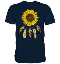 Laden Sie das Bild in den Galerie-Viewer, Traumfänger Sonnenblumen T-Shirt Garten Motiv Gärtner Geschenk

