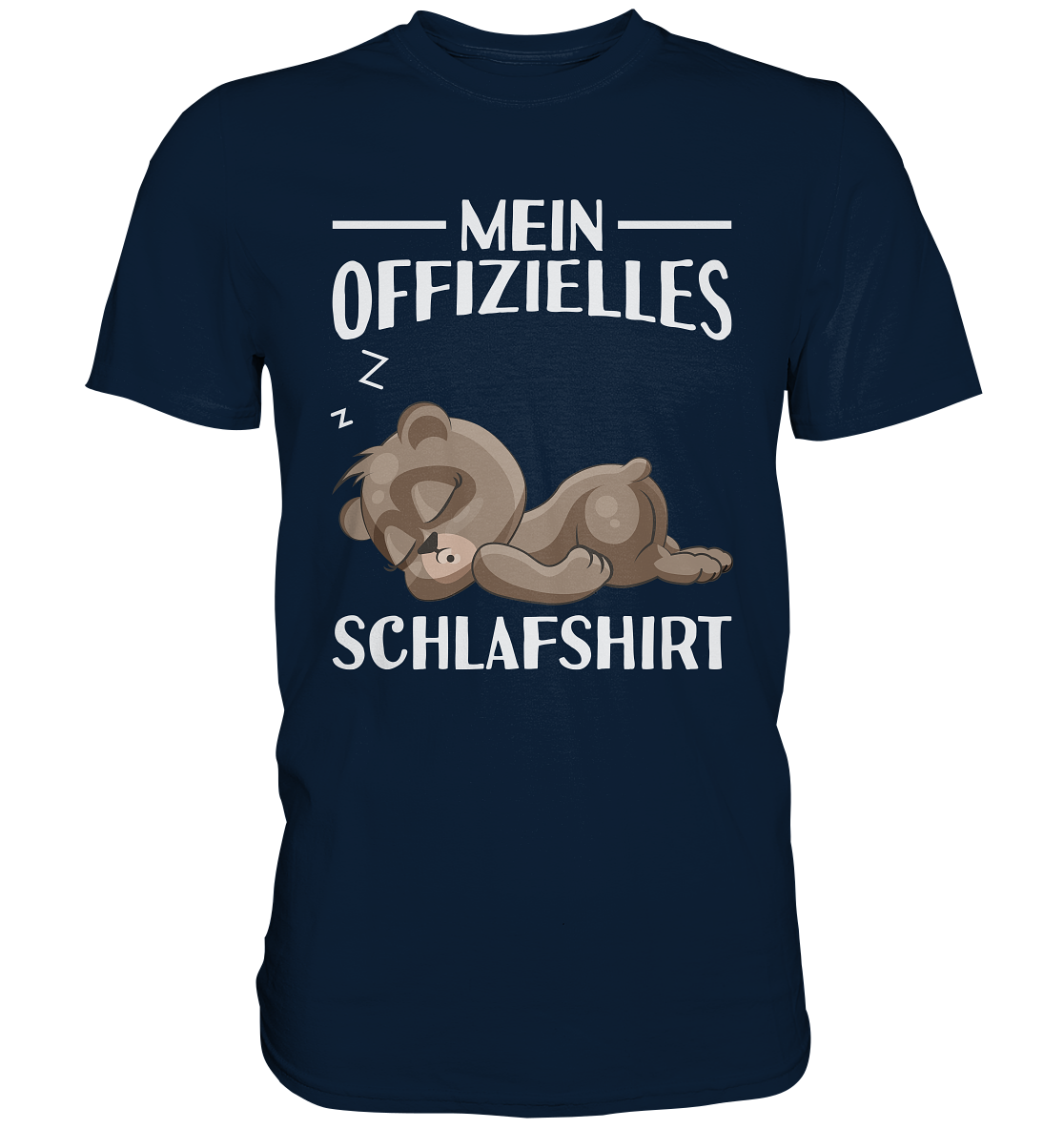 Offizielles Schlafshirt Nachthemd Schlafanzug Pyjama Bär T-Shirt