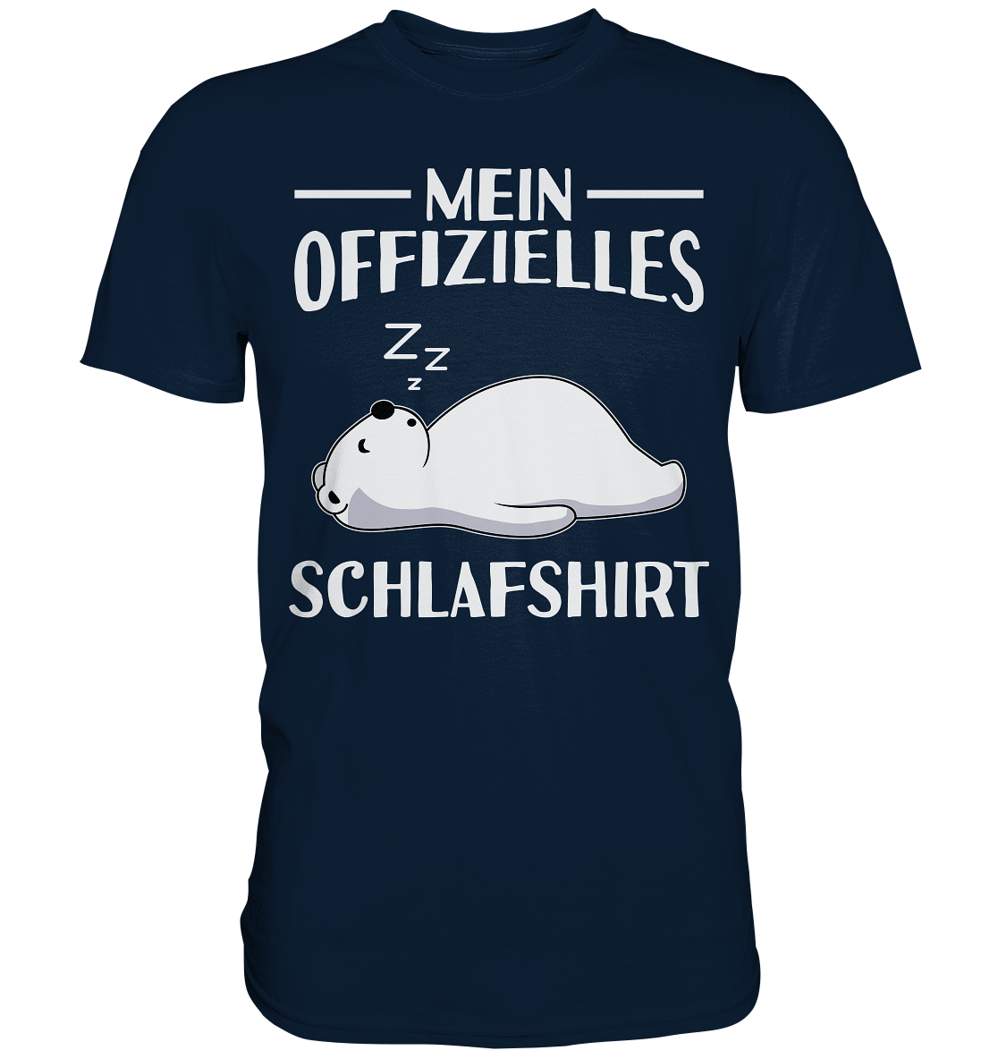 Offizielles Schlafshirt Nachthemd Schlafanzug Pyjama Eisbär T-Shirt