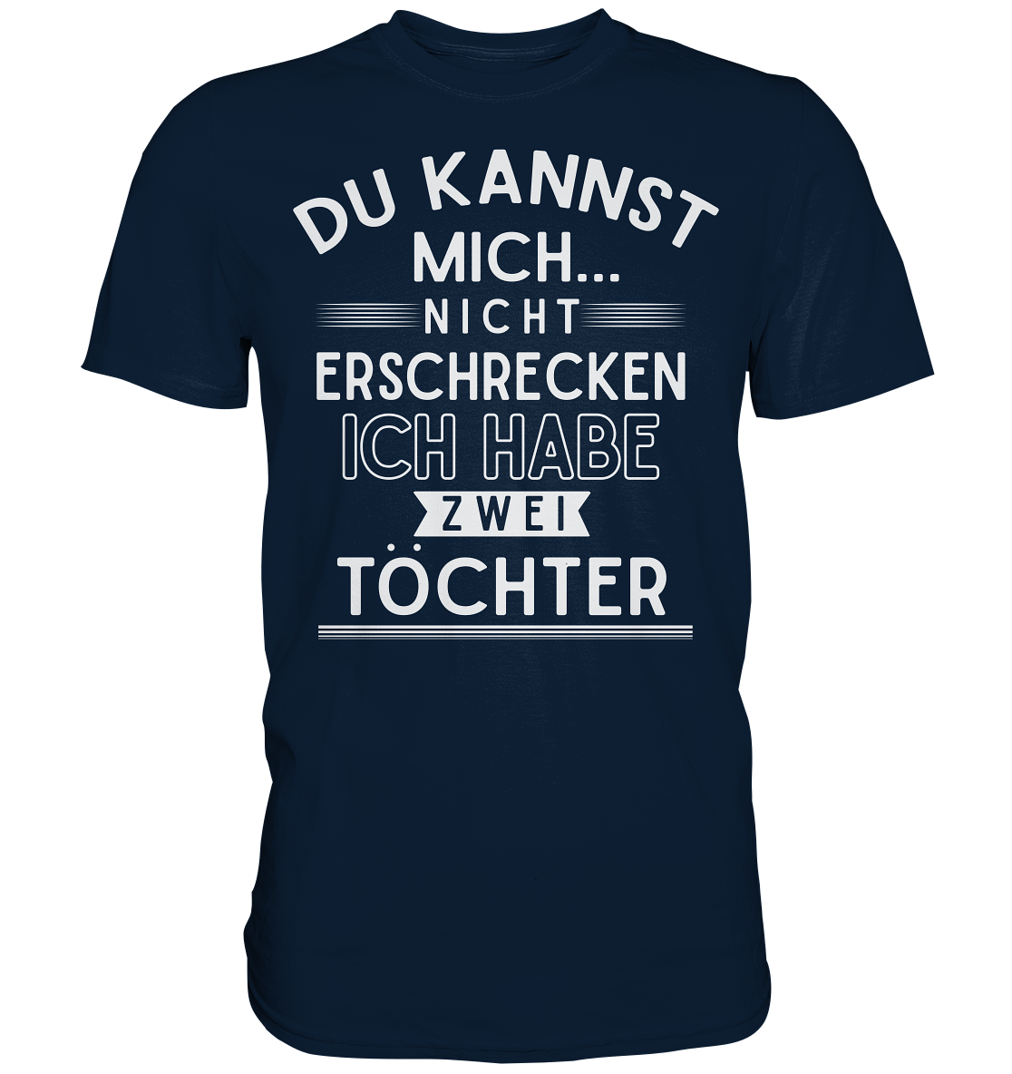 Vater von zwei Töchtern T-Shirt