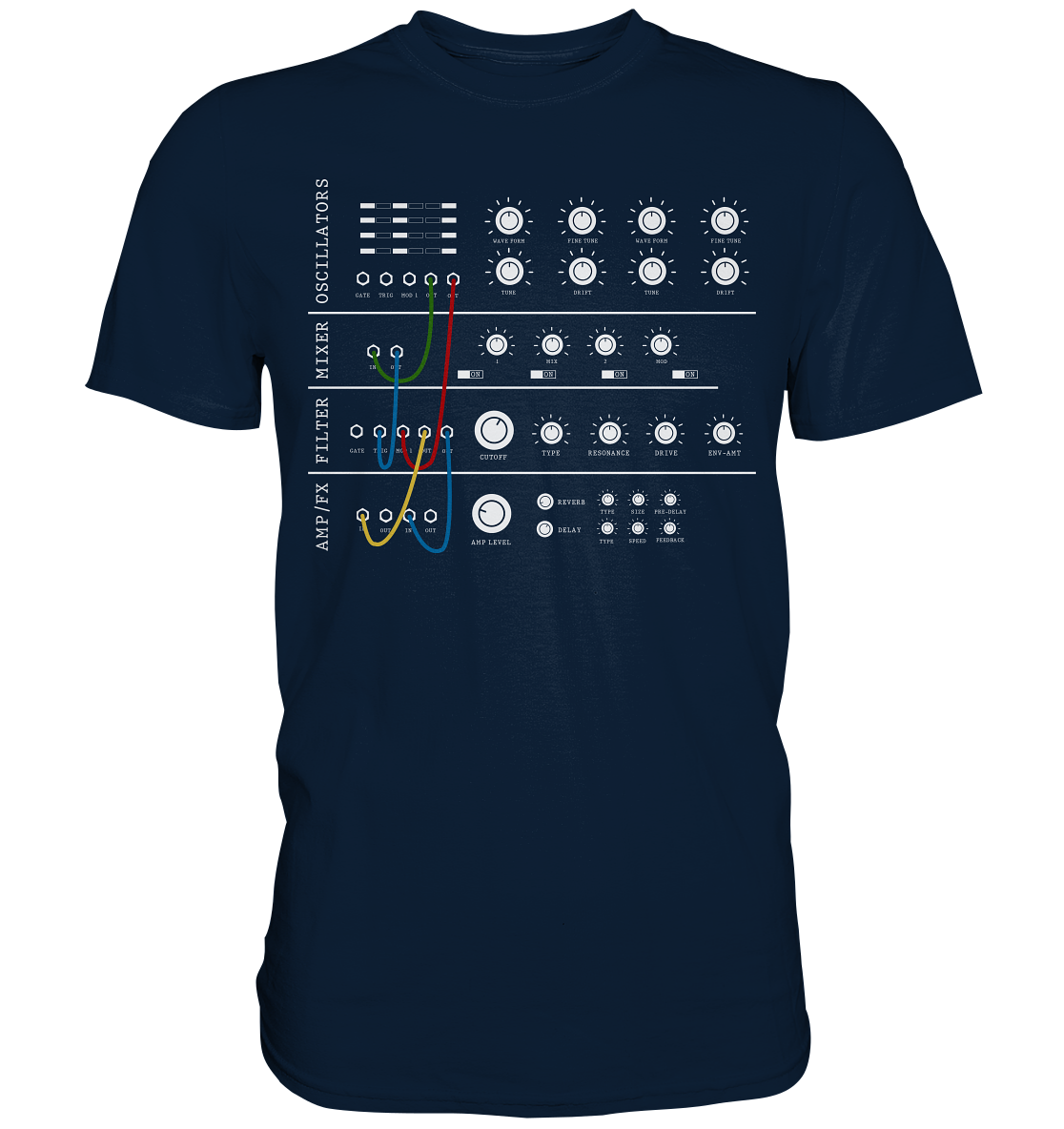Modularer Synthesizer Analog T-Shirt