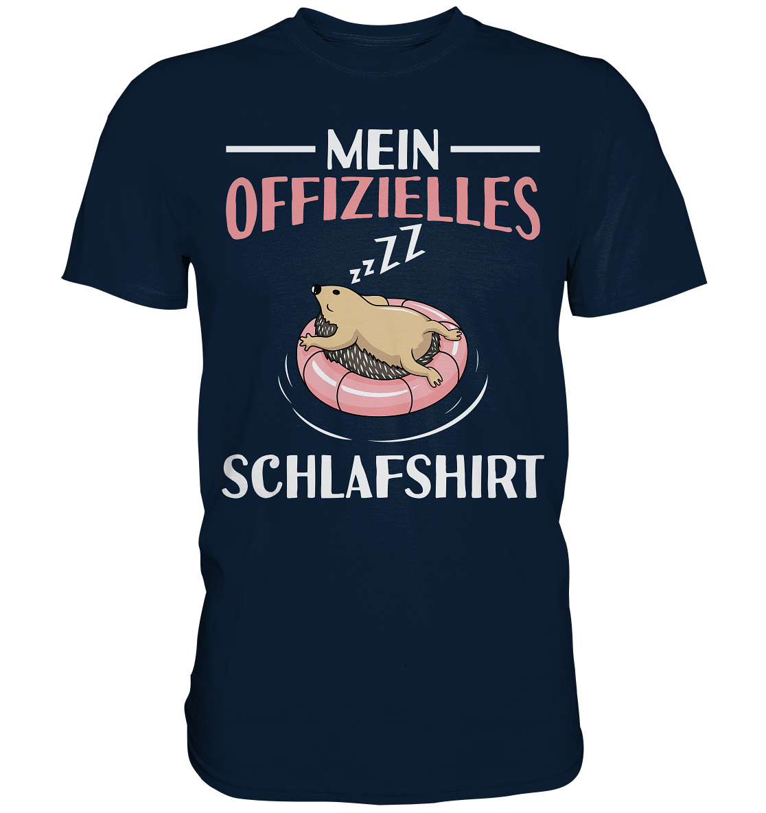 Offizielles Schlafshirt Nachthemd Schlafanzug Pyjama Igel T-Shirt