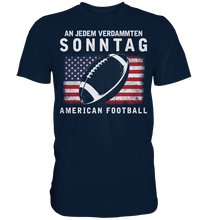 Laden Sie das Bild in den Galerie-Viewer, American Football Fan Sonntag Spieltag T-Shirt
