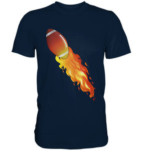 American Football Flammen T-Shirt