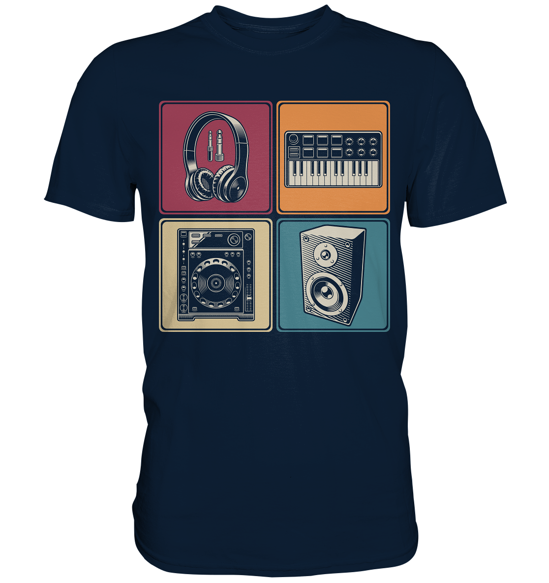 Modular Synthesizer Analog Kopfhörer DJ Musiker T-Shirt