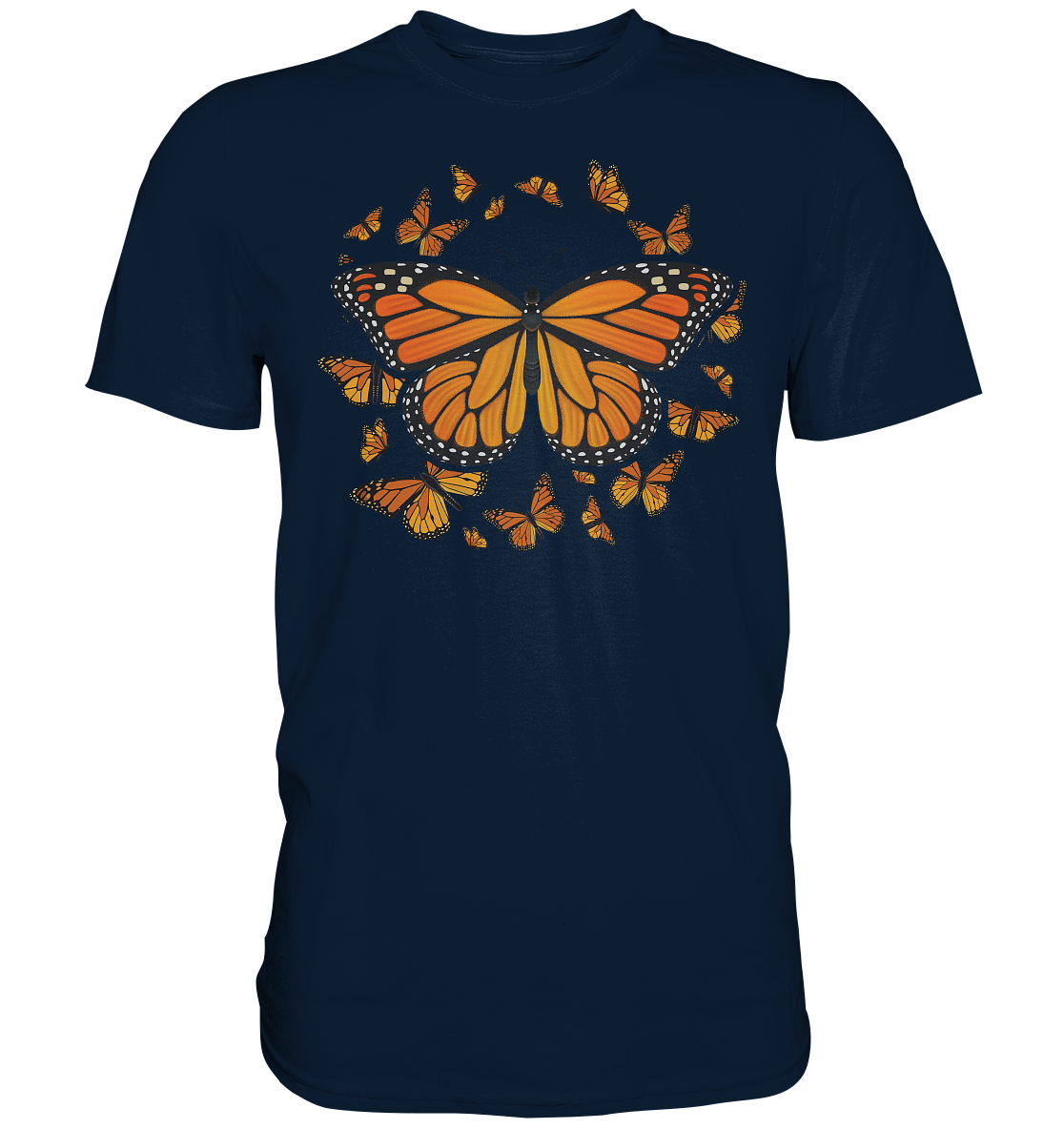 Frauen Monarch Schmetterling T-Shirt