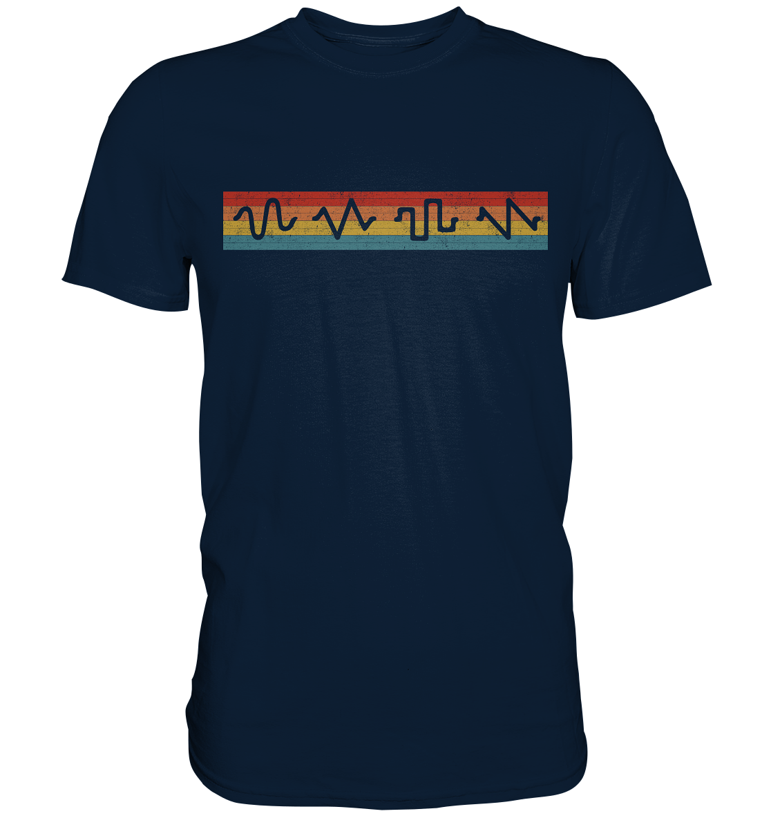 Synthesizer Audio Wellenform Synth Rave Analog T-Shirt