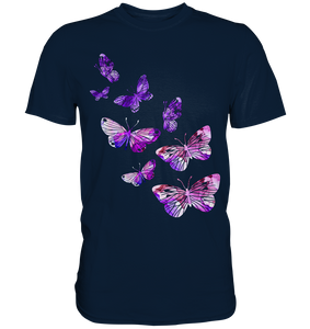 Lila Schmetterlinge T-Shirt