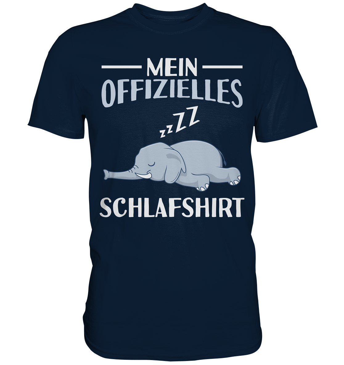 Offizielles Schlafshirt Nachthemd Schlafanzug Pyjama Elefant T-Shirt