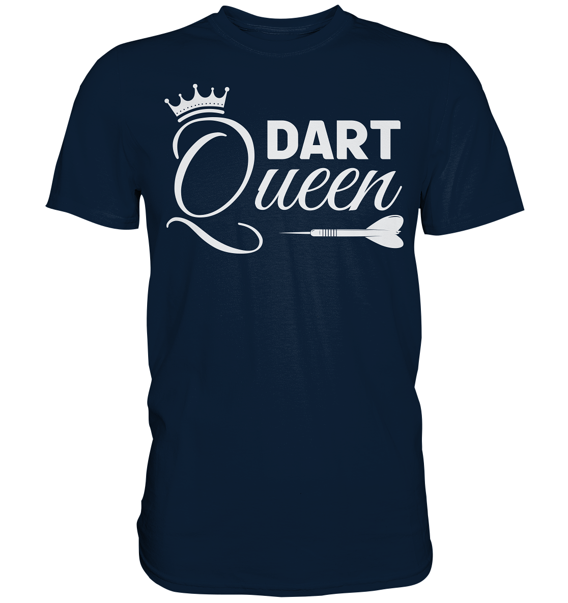 Dartspieler Königin Dartscheibe Dart Queen T-Shirt