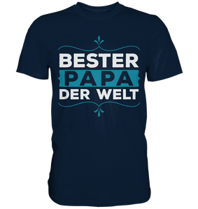 Vatertag Geschenk Vater Bester Papa der Welt T-Shirt