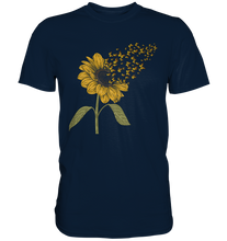 Laden Sie das Bild in den Galerie-Viewer, Schmetterling Sonnenblumen T-Shirt Gärtner Geschenk
