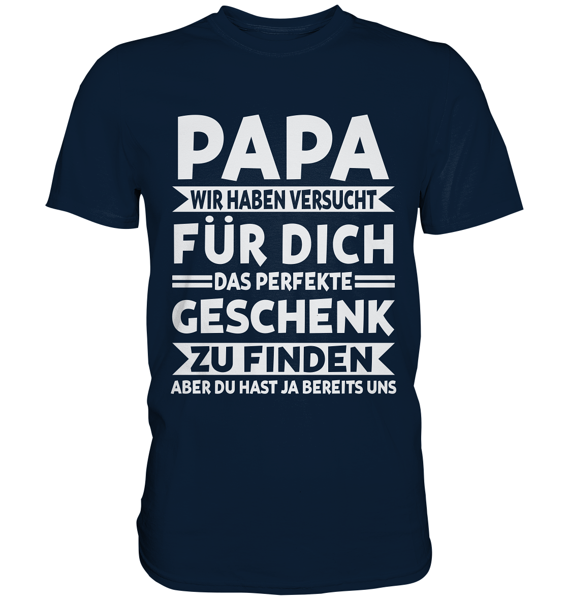 Papa Geschenk Vatertag Kinder Vater T-Shirt