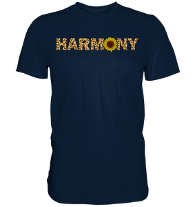 Harmony Sonnenblumen T-Shirt Harmonie Garten Motiv Gärtner Geschenk