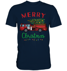 Feuerwehr Weihnachten Merry Christmas T-Shirt