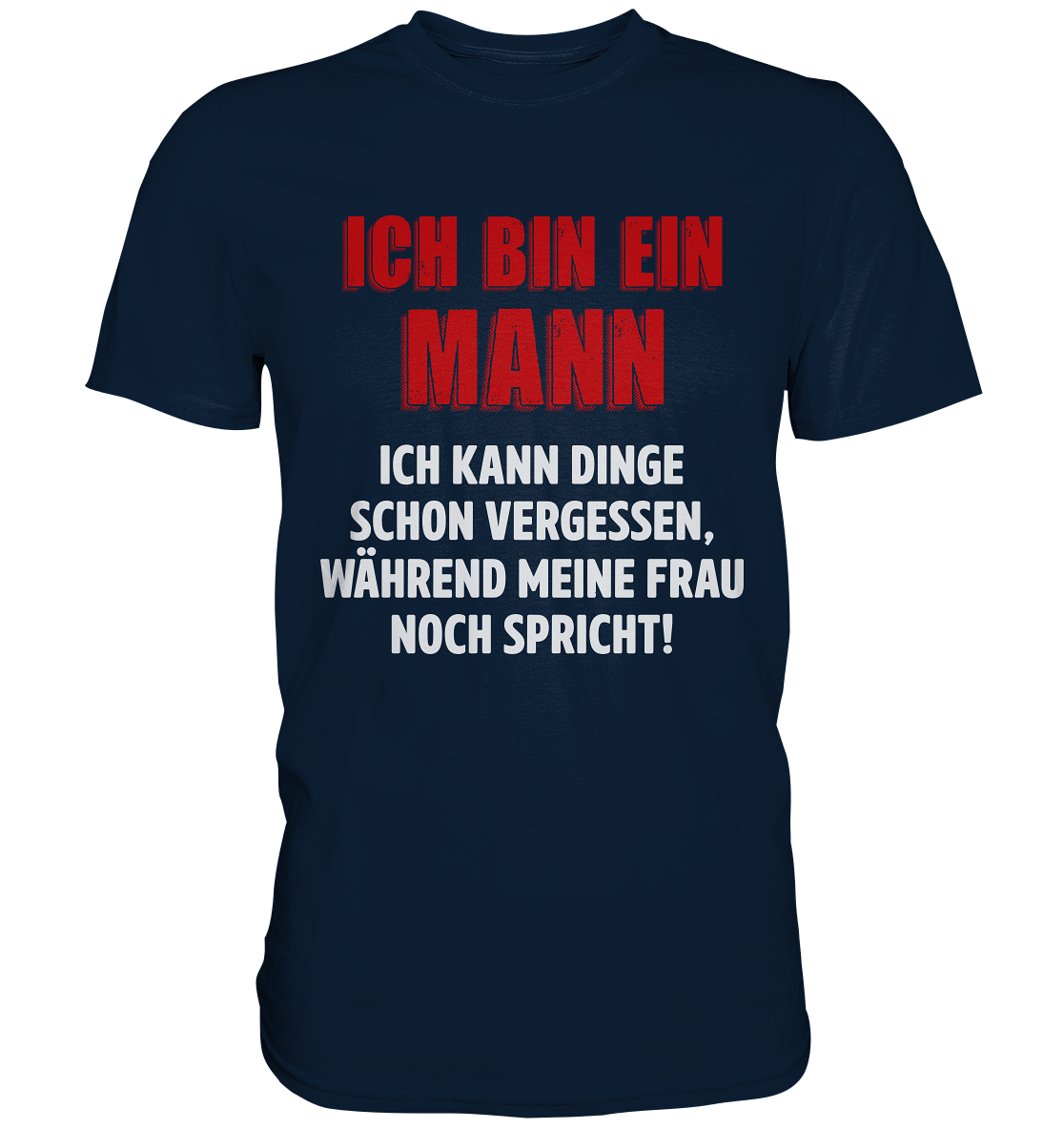 Ich bin nur ein Mann T-Shirt Lustige Vatertag Geschenkidee Papa