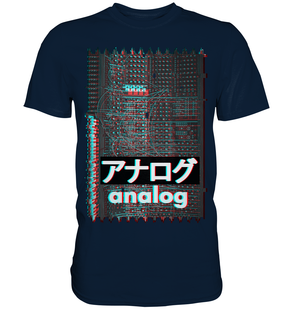 Synthesizer Glitch Japan Analog Modular Synth T-Shirt