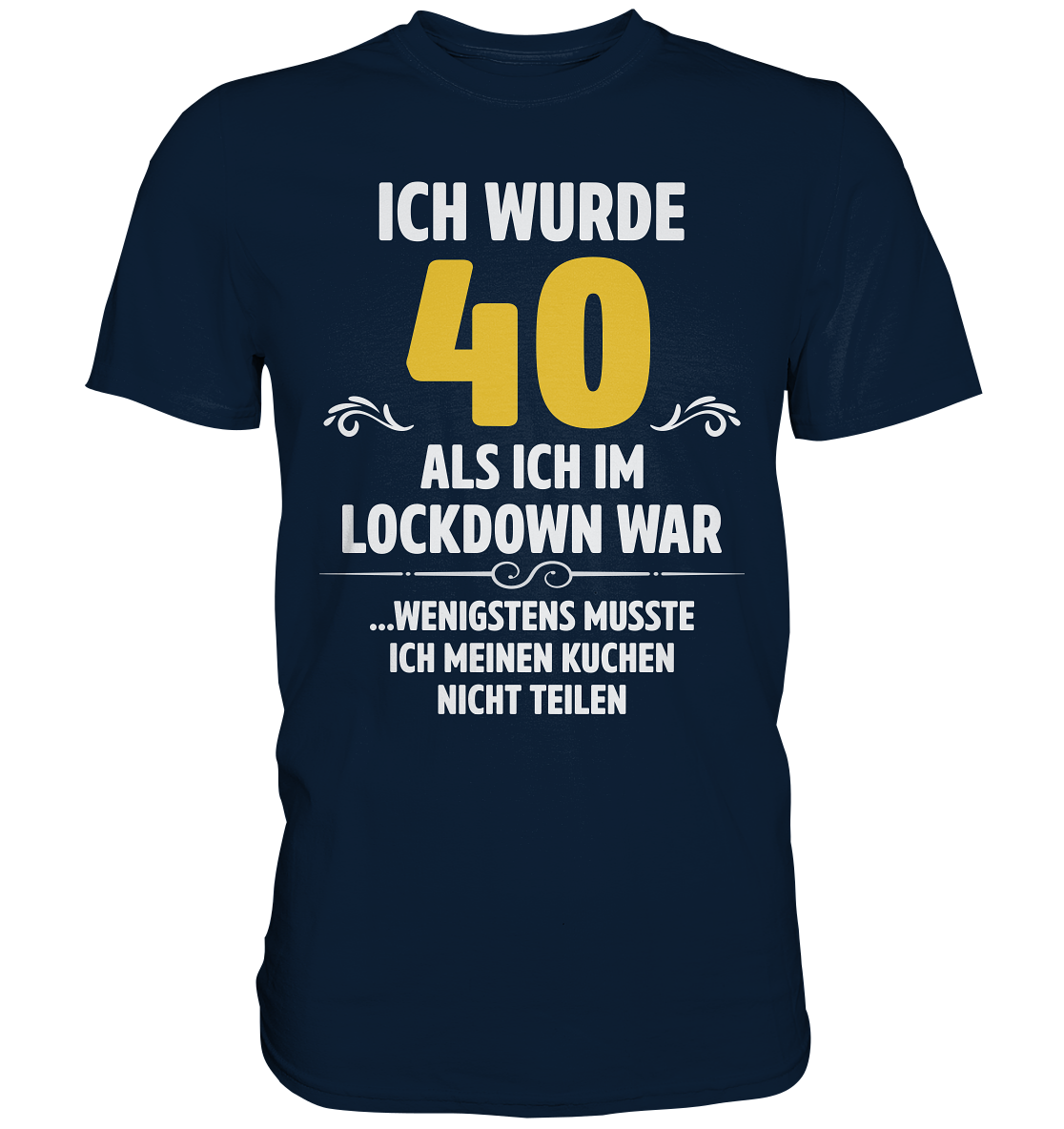 Lockdown personalisiertes Männer Frauen Geburtstag T-Shirt mit Wunschzahl