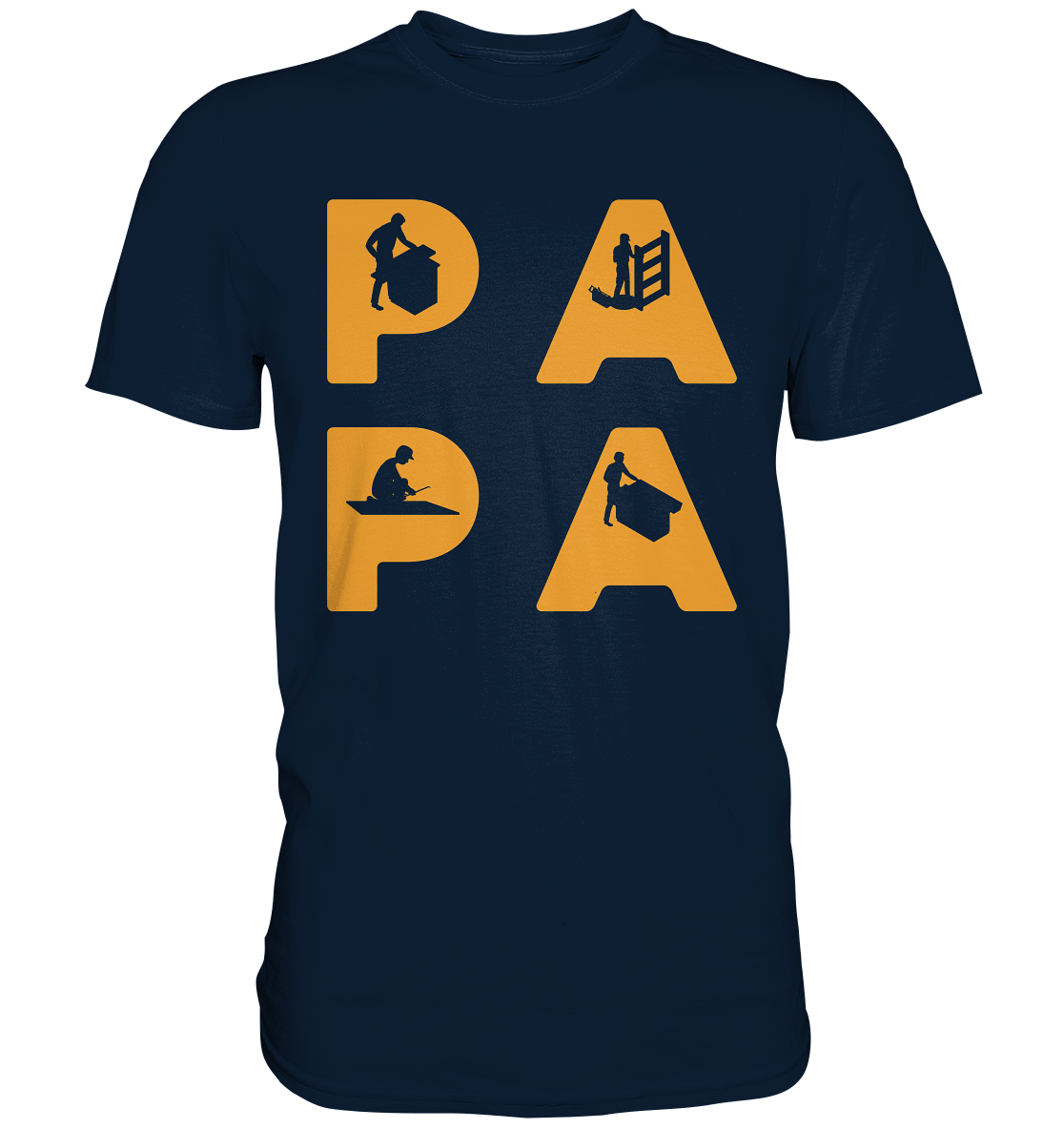 Handwerker Papa Werkstatt Vater Schrauber Vatertag T-Shirt