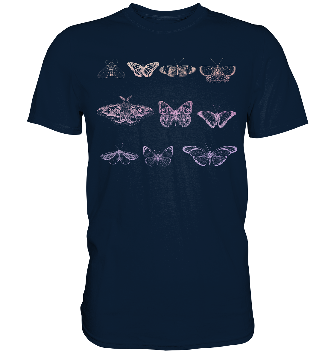 Rosa Schmetterlinge T-Shirt