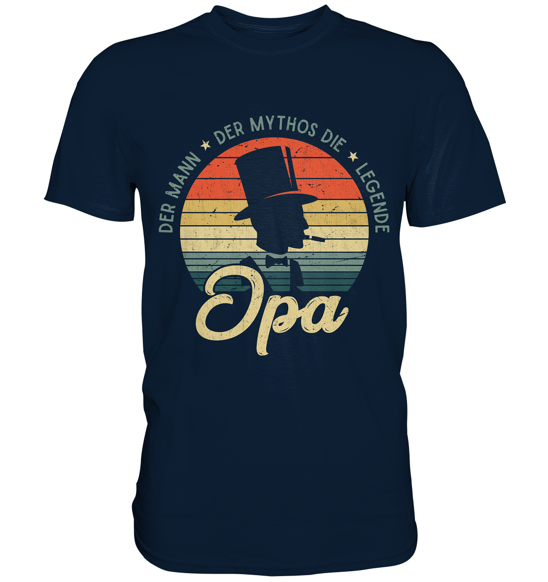 Opa die Legende Herren Premium T-Shirt