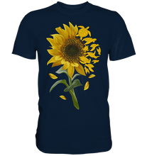 Laden Sie das Bild in den Galerie-Viewer, Schildkröten Sonnenblumen T-Shirt Garten Motiv Gärtner Geschenk
