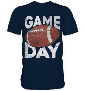 American Football Game Day T-Shirt Geschenk Quarterback Touchdown Football Spieltag