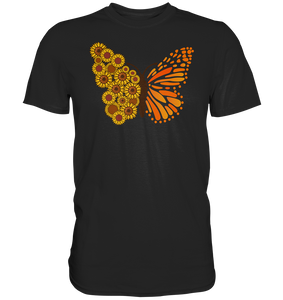 Sonnenblumen Schmetterling T-Shirt Garten Motiv Gärtner Geschenk