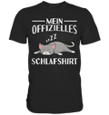 Offizielles Schlafshirt Nachthemd Schlafanzug Pyjama Katze T-Shirt