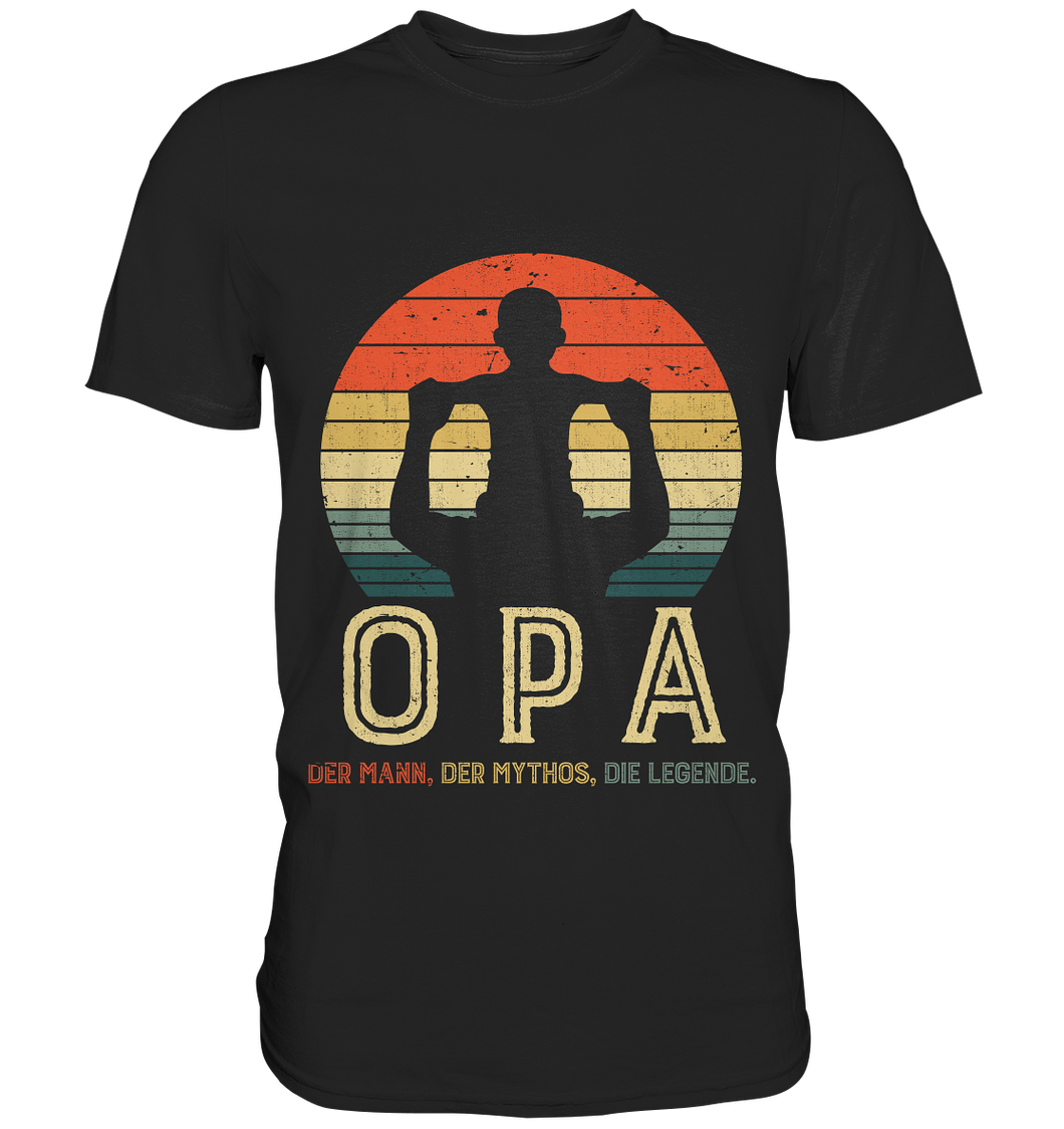 Opa und Enkel Liebe Herren Premium T-Shirt