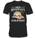 Offizielles Schlafshirt Nachthemd Schlafanzug Pyjama Faultier T-Shirt