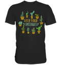 Abstand Halten Lustiges Kaktus T-Shirt