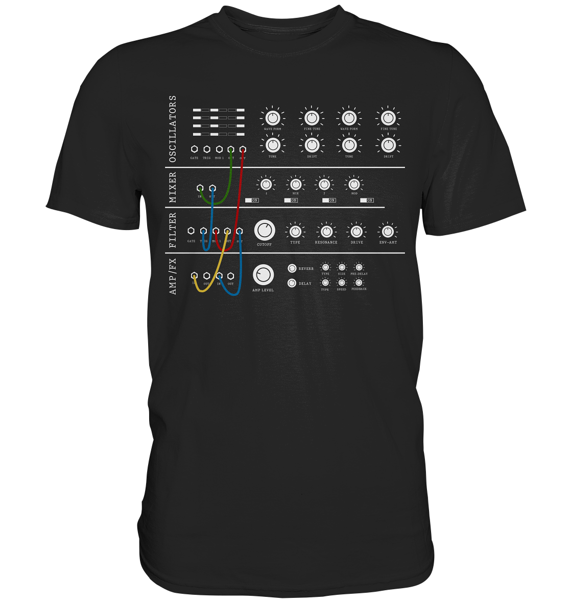 Modularer Synthesizer Analog T-Shirt