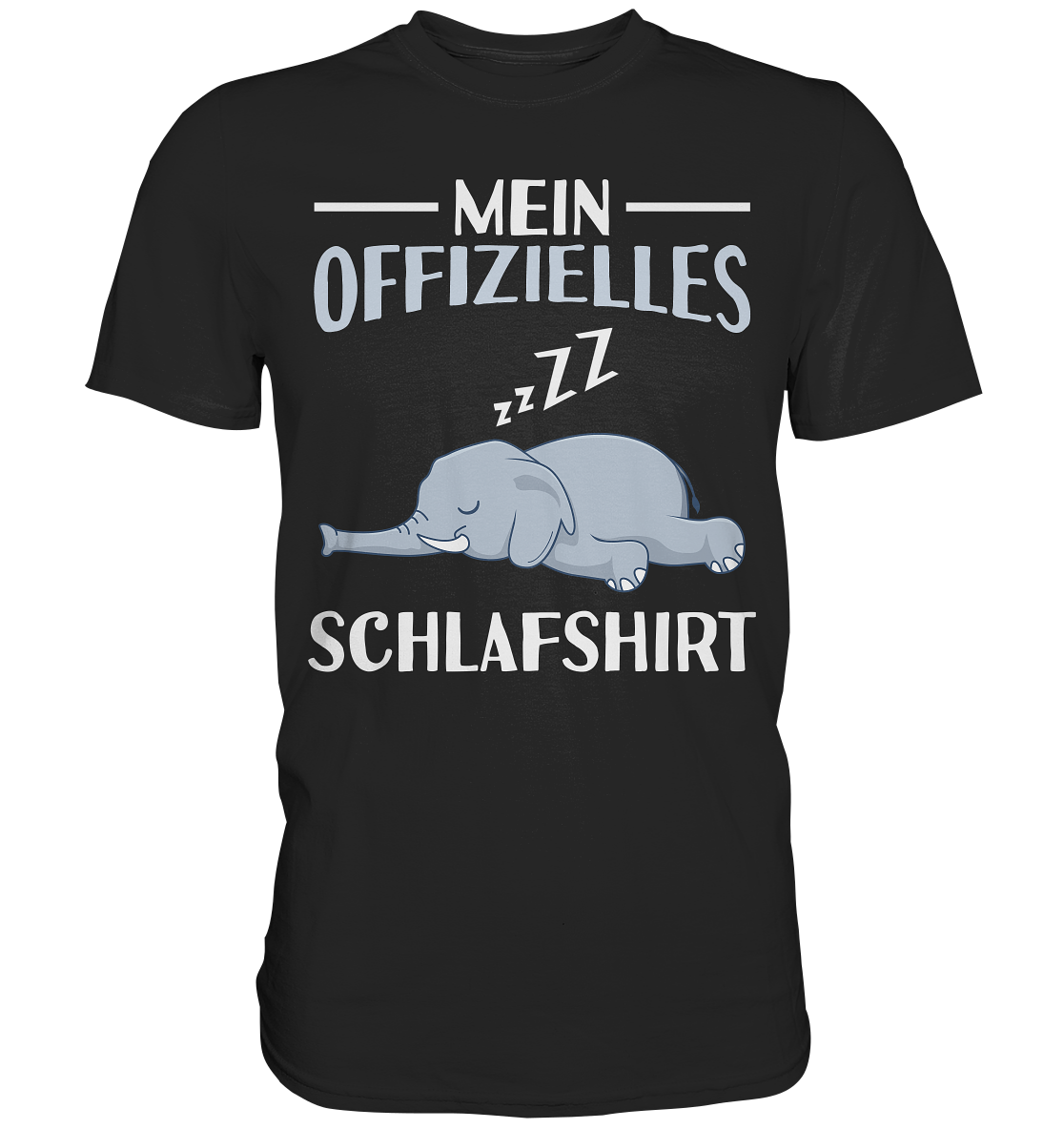 Offizielles Schlafshirt Nachthemd Schlafanzug Pyjama Elefant T-Shirt