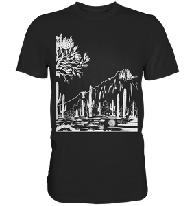 Sukkulenten Wüste Landschaft Kaktus T-Shirt