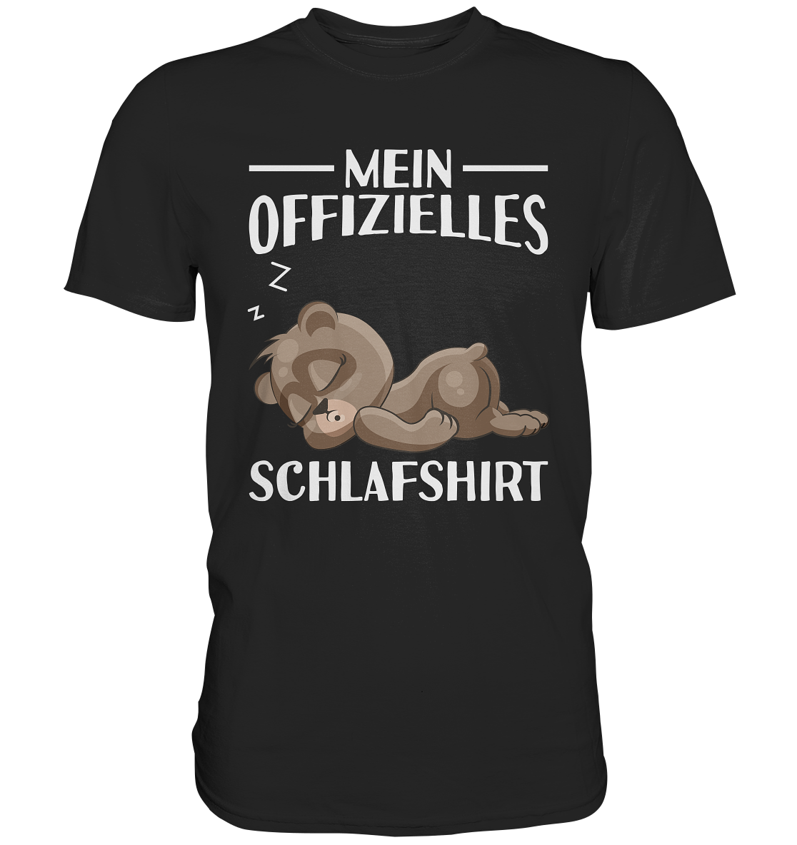 Offizielles Schlafshirt Nachthemd Schlafanzug Pyjama Bär T-Shirt