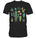 Kakteen T-Shirt Kaktus Sukkulenten Pflanzen