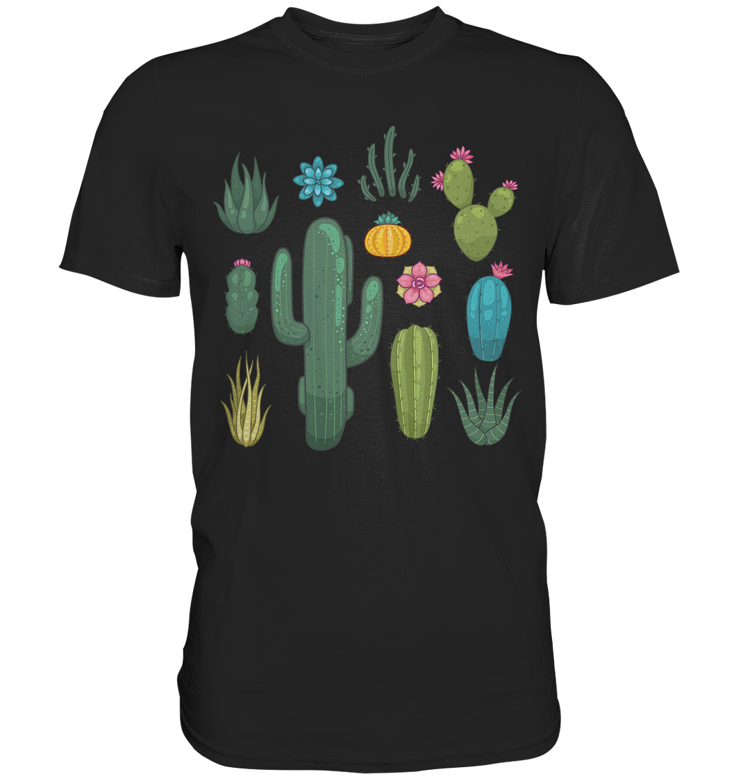 Kakteen T-Shirt Kaktus Sukkulenten Pflanzen