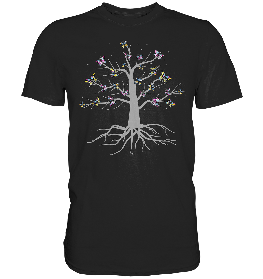 Bunter Schmetterling Baum T-Shirt Kopie Kopie Kopie - Premium Shirt