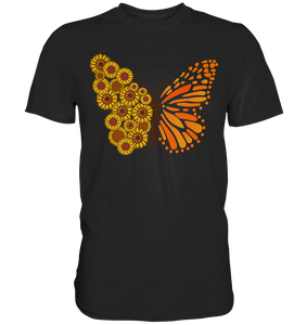 Sonnenblumen Schmetterling T-Shirt
