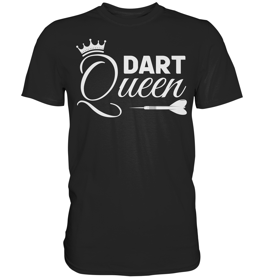 Dartspieler Königin Dartscheibe Dart Queen T-Shirt