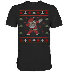 Dabbing Weihnachtsmann Santa Weihnachtsoutfit T-Shirt