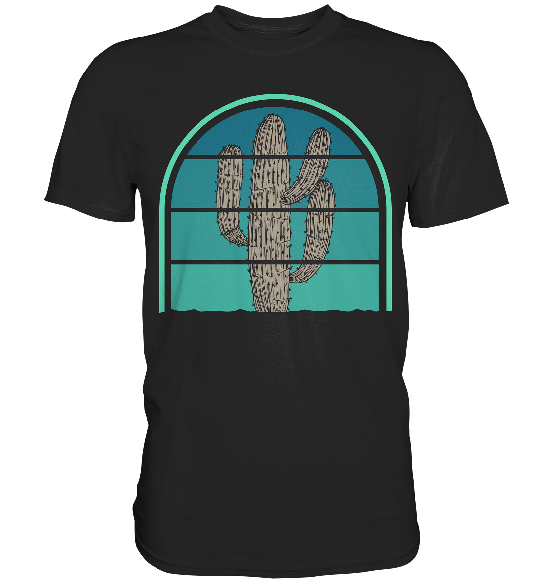 Retro Kaktus T-Shirt