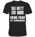 Meine Frau ist Schwanger Herren Premium T-Shirt