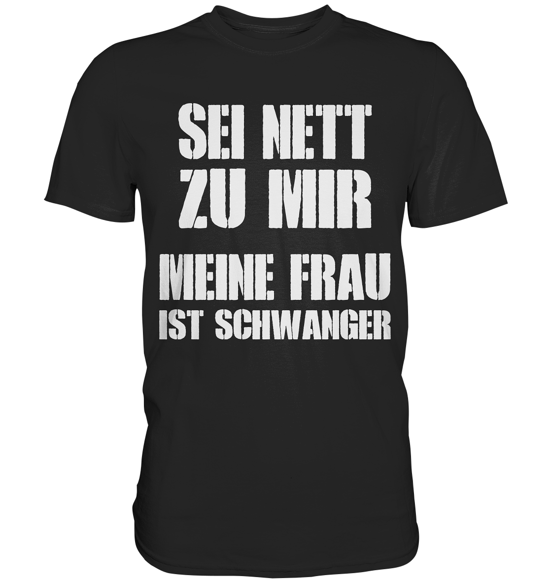 Meine Frau ist Schwanger Herren Premium T-Shirt