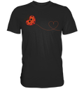 Marienkäfer Herz T-Shirt