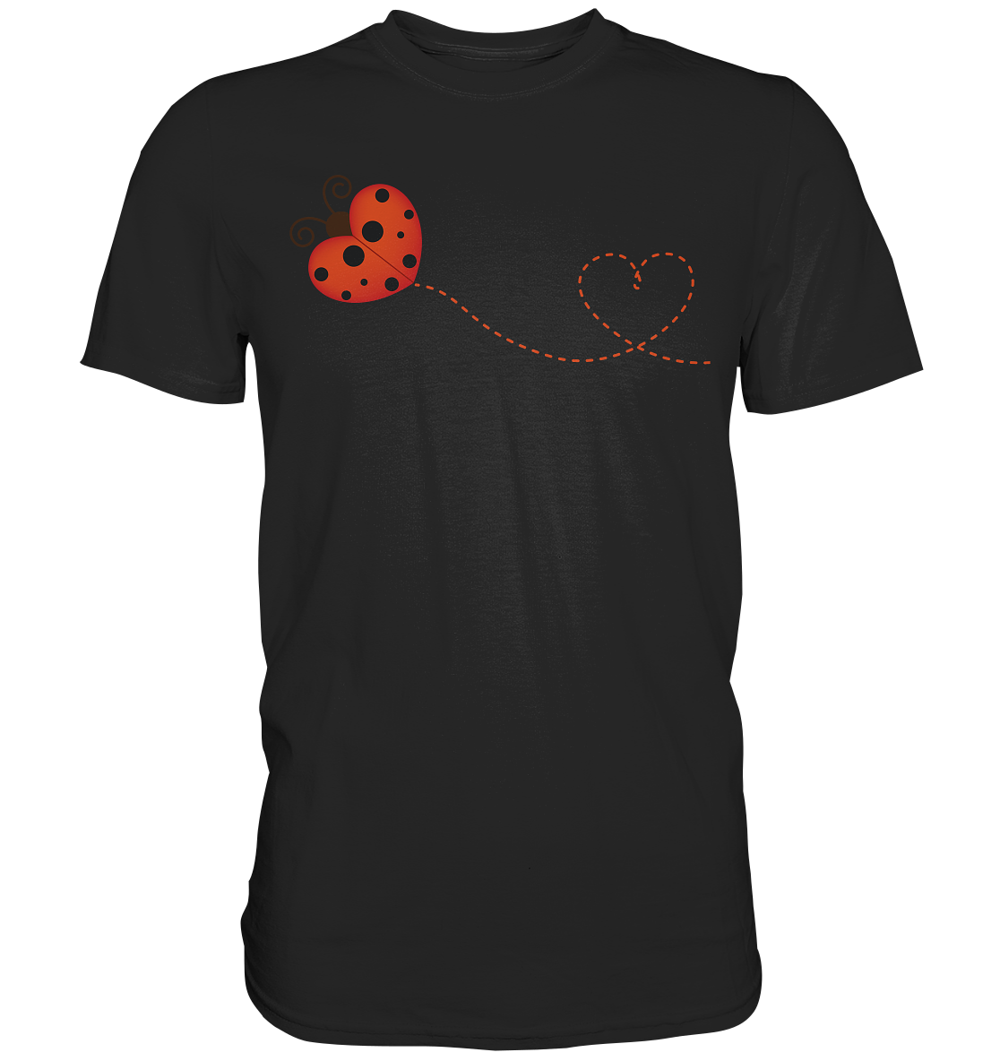 Marienkäfer Herz T-Shirt